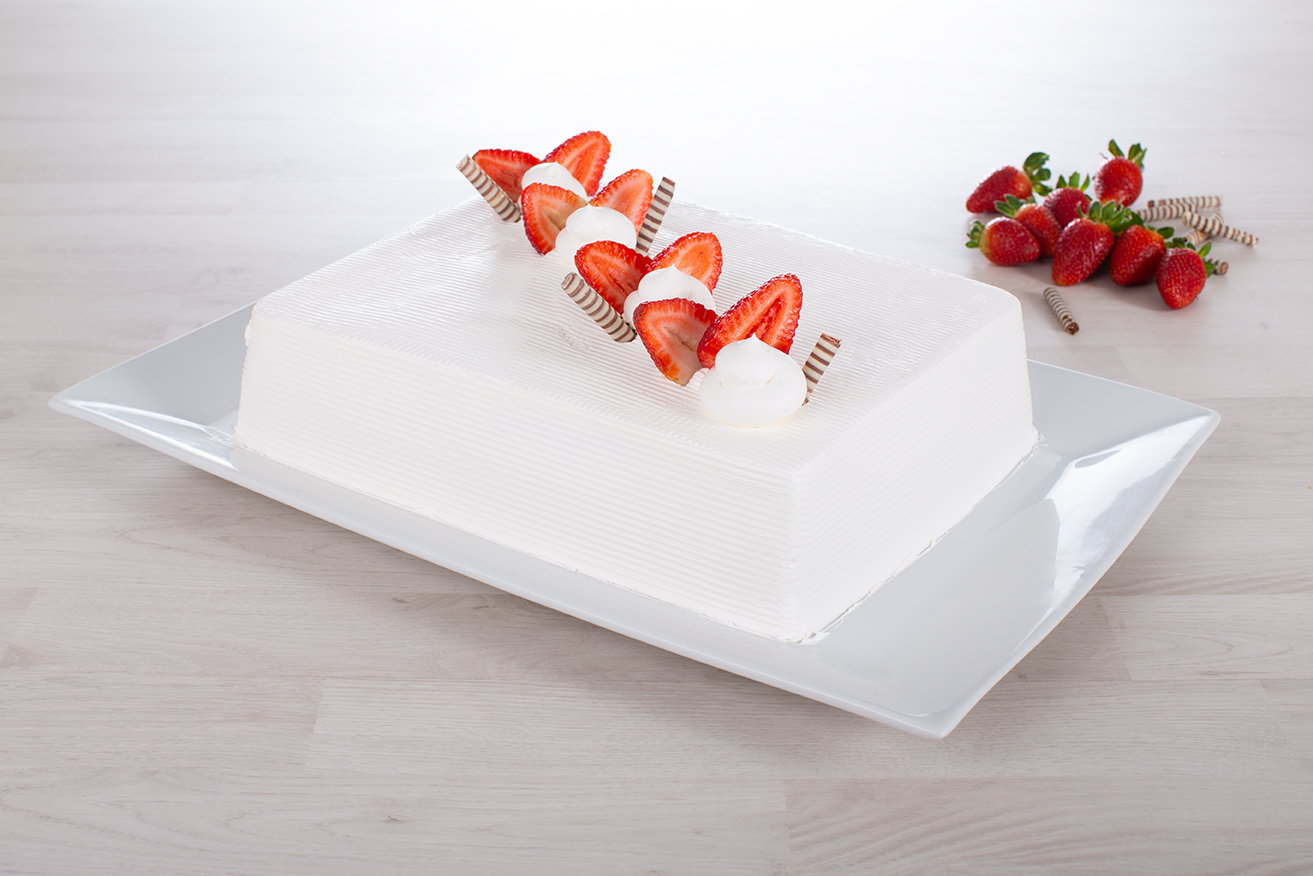 Pastel Fresas c/Crema Grande