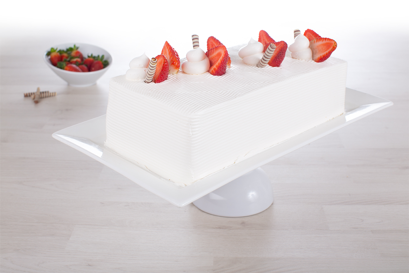 Pastel Fresas c/Crema Mediano