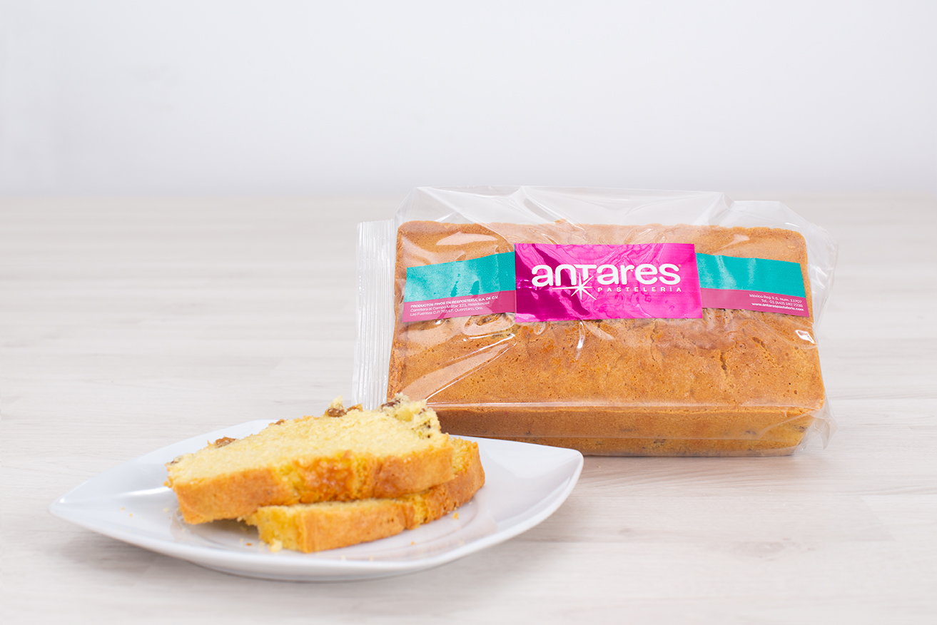 Panqué de nuez y pasas