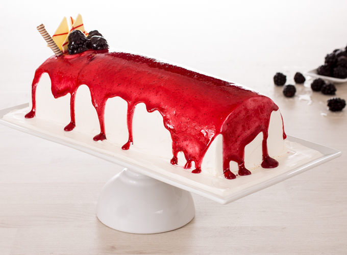 Pastel Espejo de Moras Grande