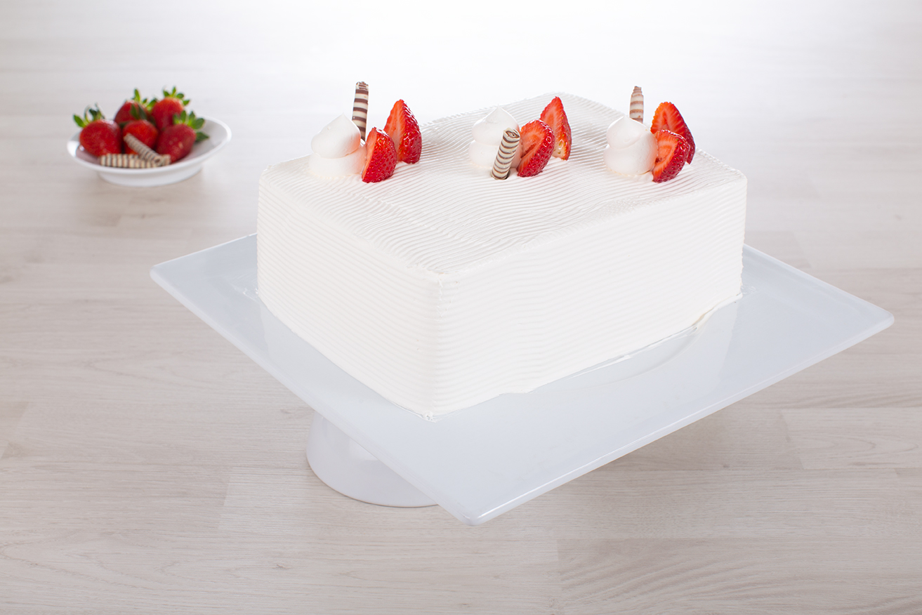 Pastel Fresas c/Crema Chico